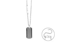 Necklace 4US: Cesare Paciotti Man Primavera Estate 25 in Steel 4UCL7839